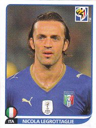 Nicola Legrottaglie Italy samolepka Panini World Cup 2010 #417